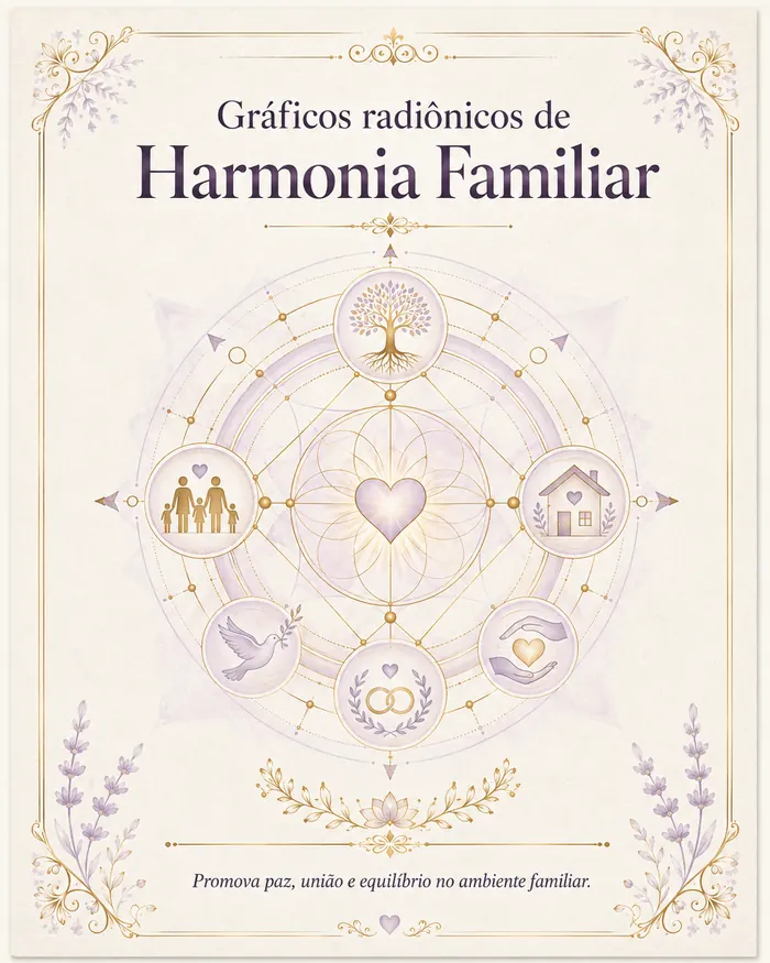 Gráficos radiônicos de Harmonia Familiar