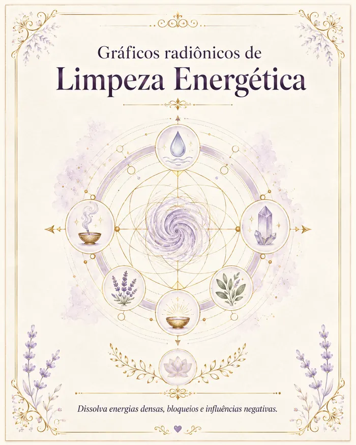 Gráficos radiônicos de Limpeza Energética