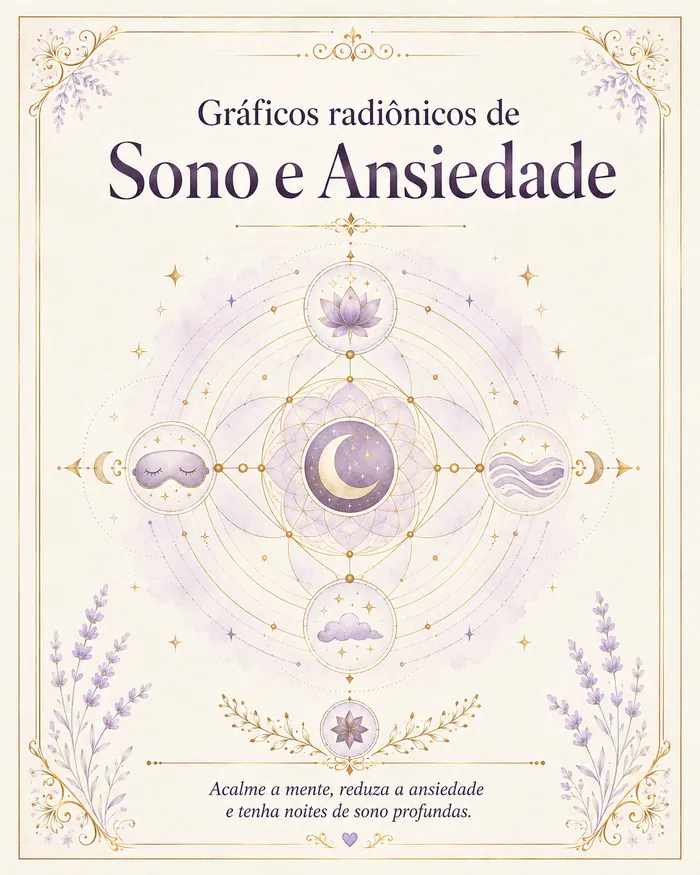 Gráficos radiônicos de Sono e Ansiedade